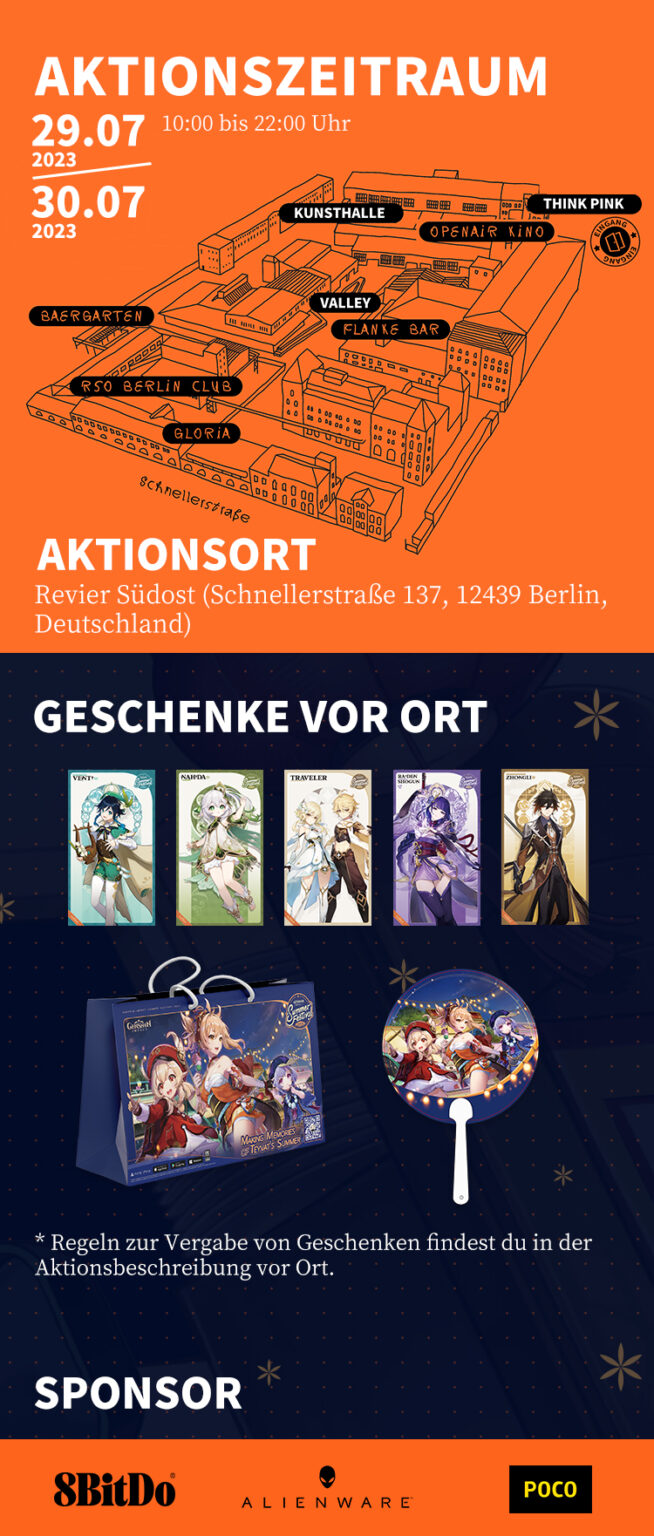 Genshin Impact Sommerfest kommt nach Berlin am 29. und 30. Juli Qtaku.de